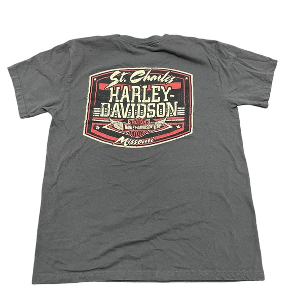 Harley Davidson Biker Tee American Original Established 1903 Mens Sz Med Modern - Picture 3 of 5